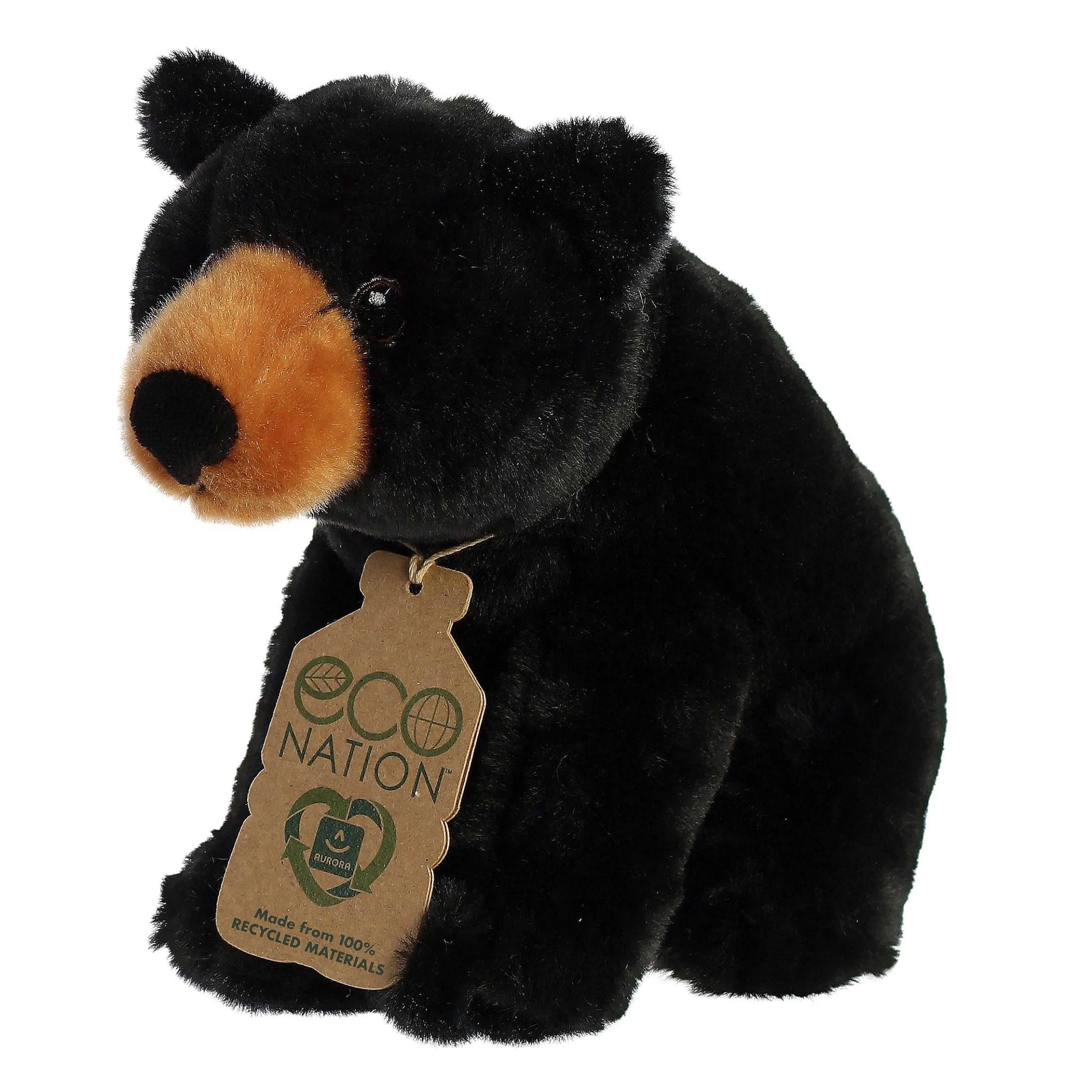 Aurora® - Eco Nation - 9.5" Black Bear