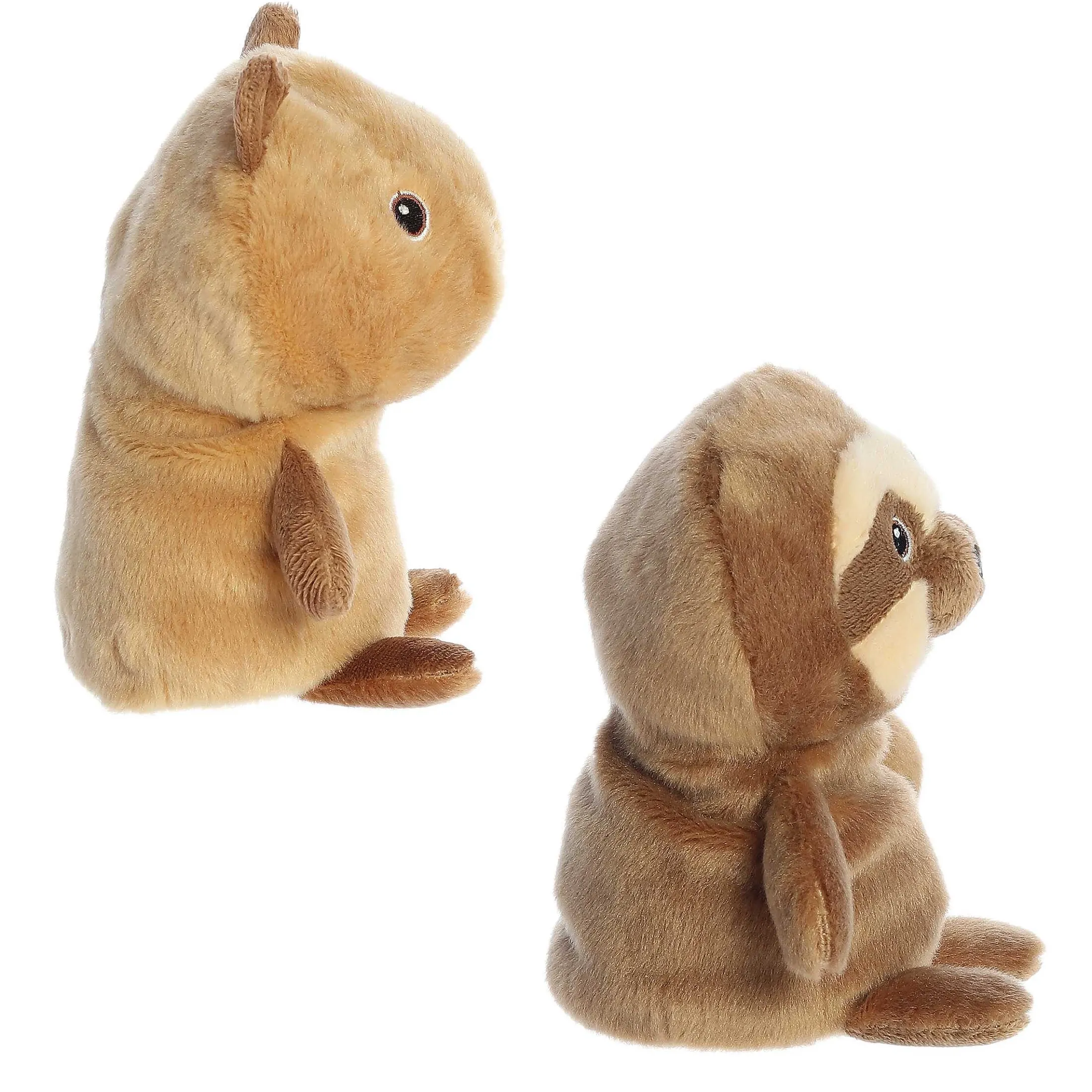 Aurora® - Eco Nation - Reversible Eco Pairs - 6.6" Capybara And Sloth