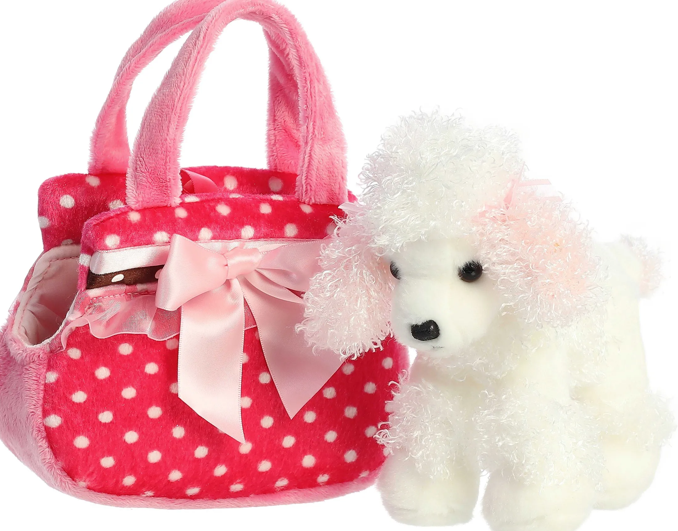 Aurora® - Fancy Pals - 8" Fancy Pink Polka Dot