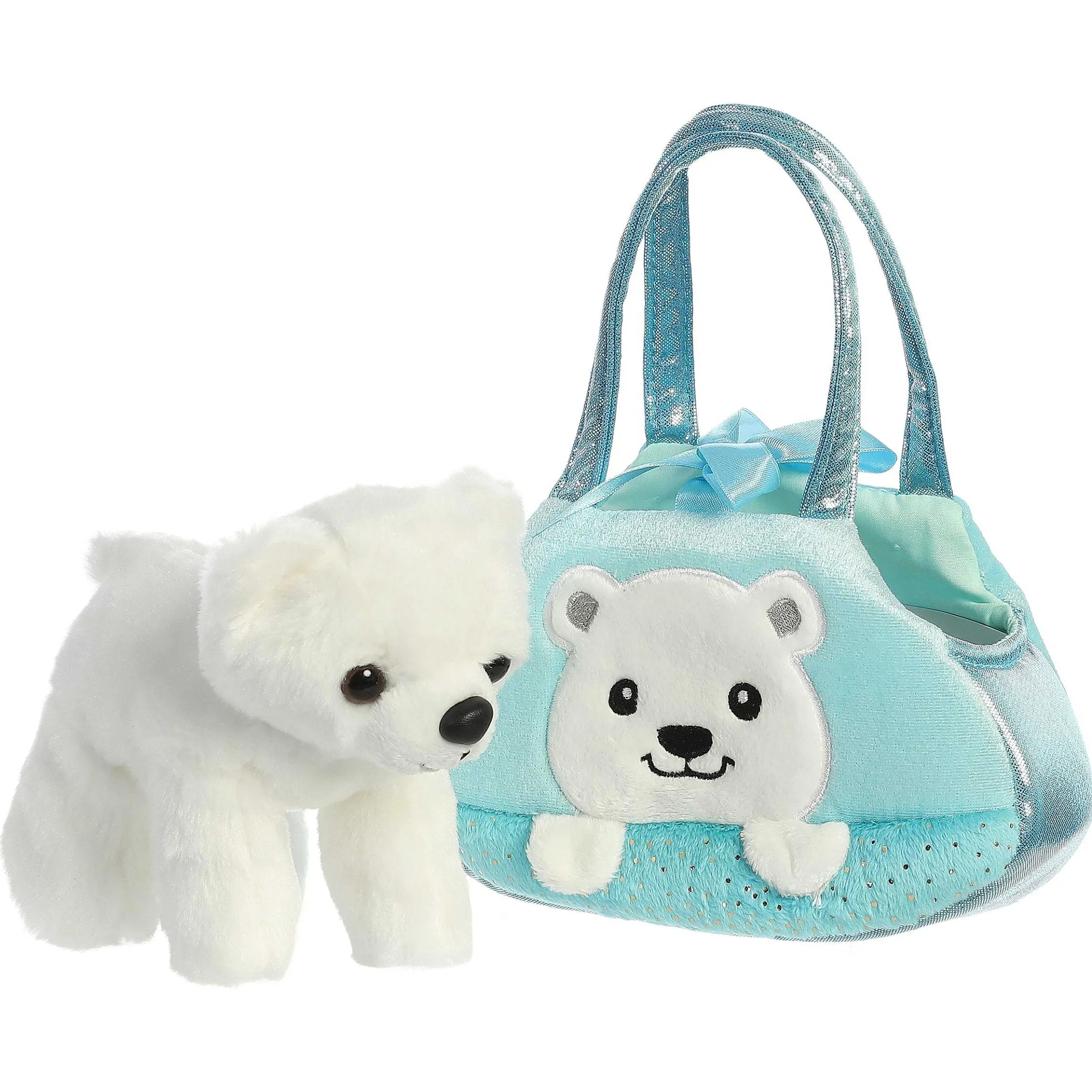Aurora® - Fancy Pals - 7" Peek-A-Boo Polar Bear