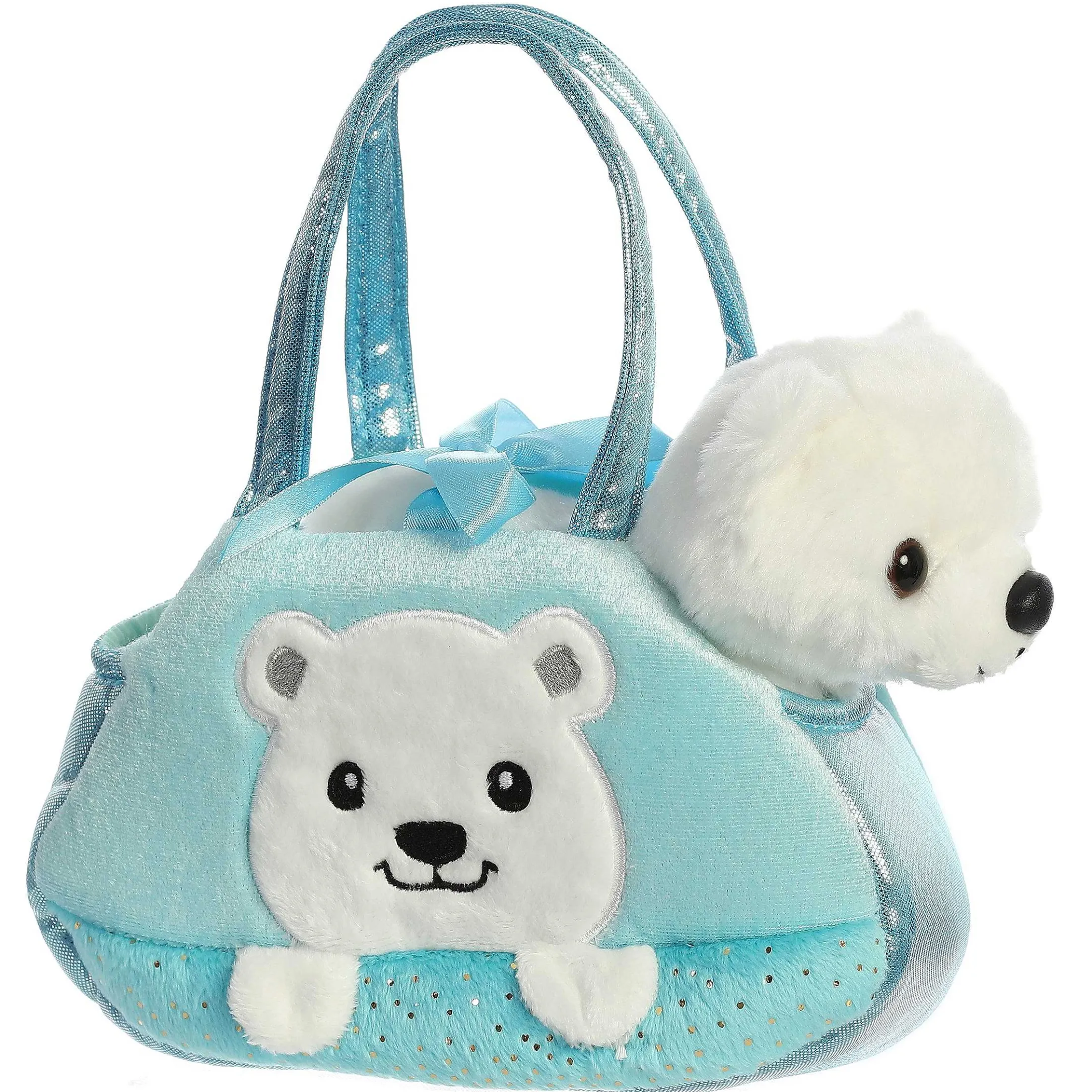Aurora® - Fancy Pals - 7" Peek-A-Boo Polar Bear