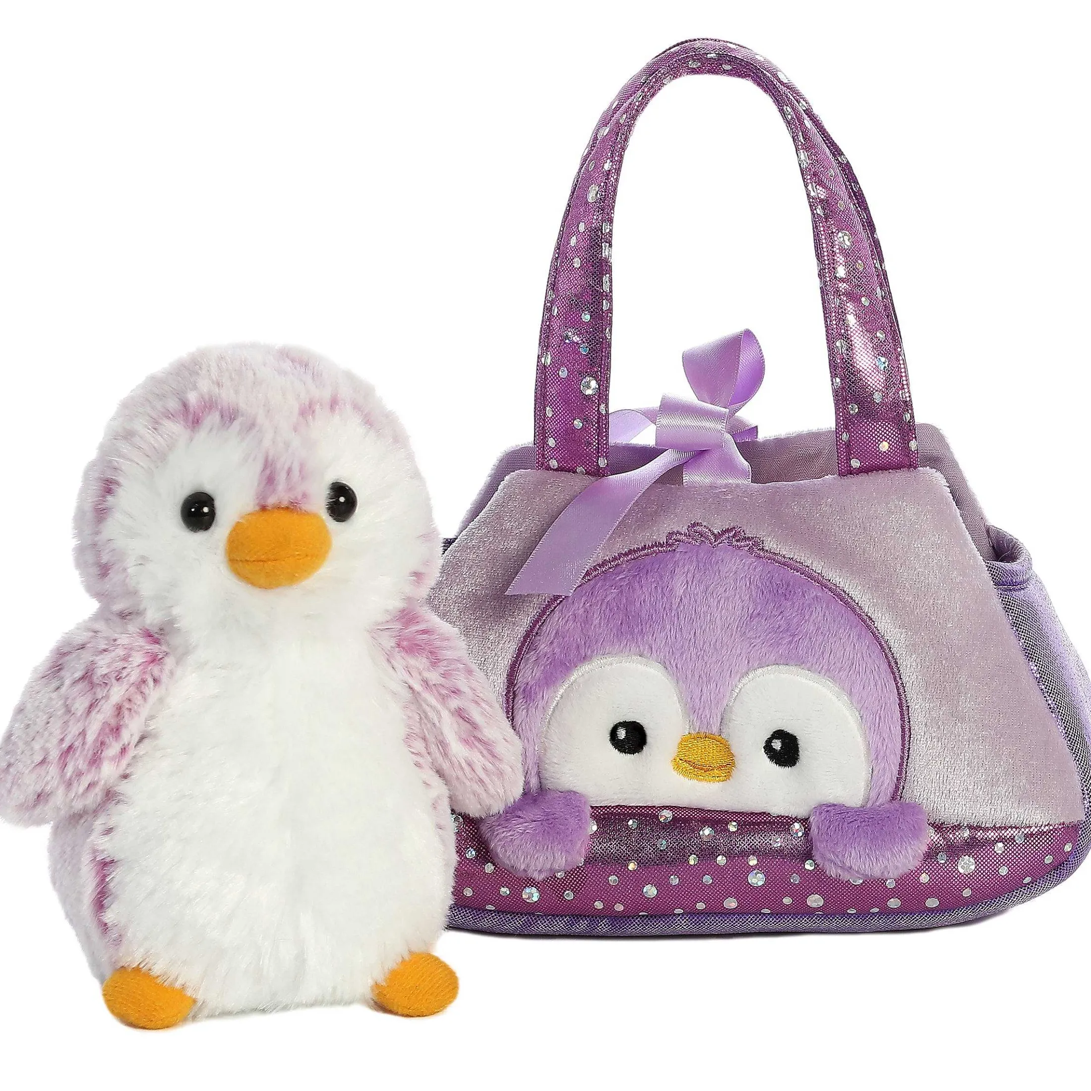 Aurora® - Fancy Pals - 7" Pompom Penguin - Purple