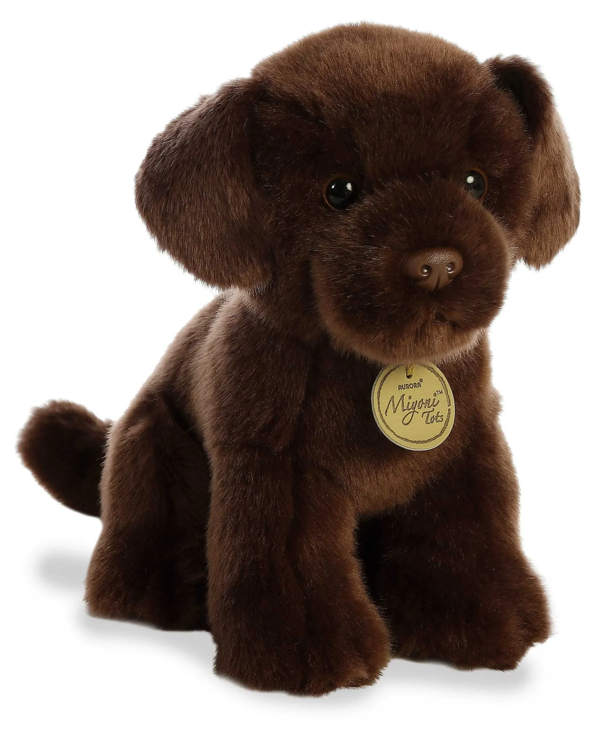 Aurora® - Miyoni® Tots - 11" Chocolate Lab Pup