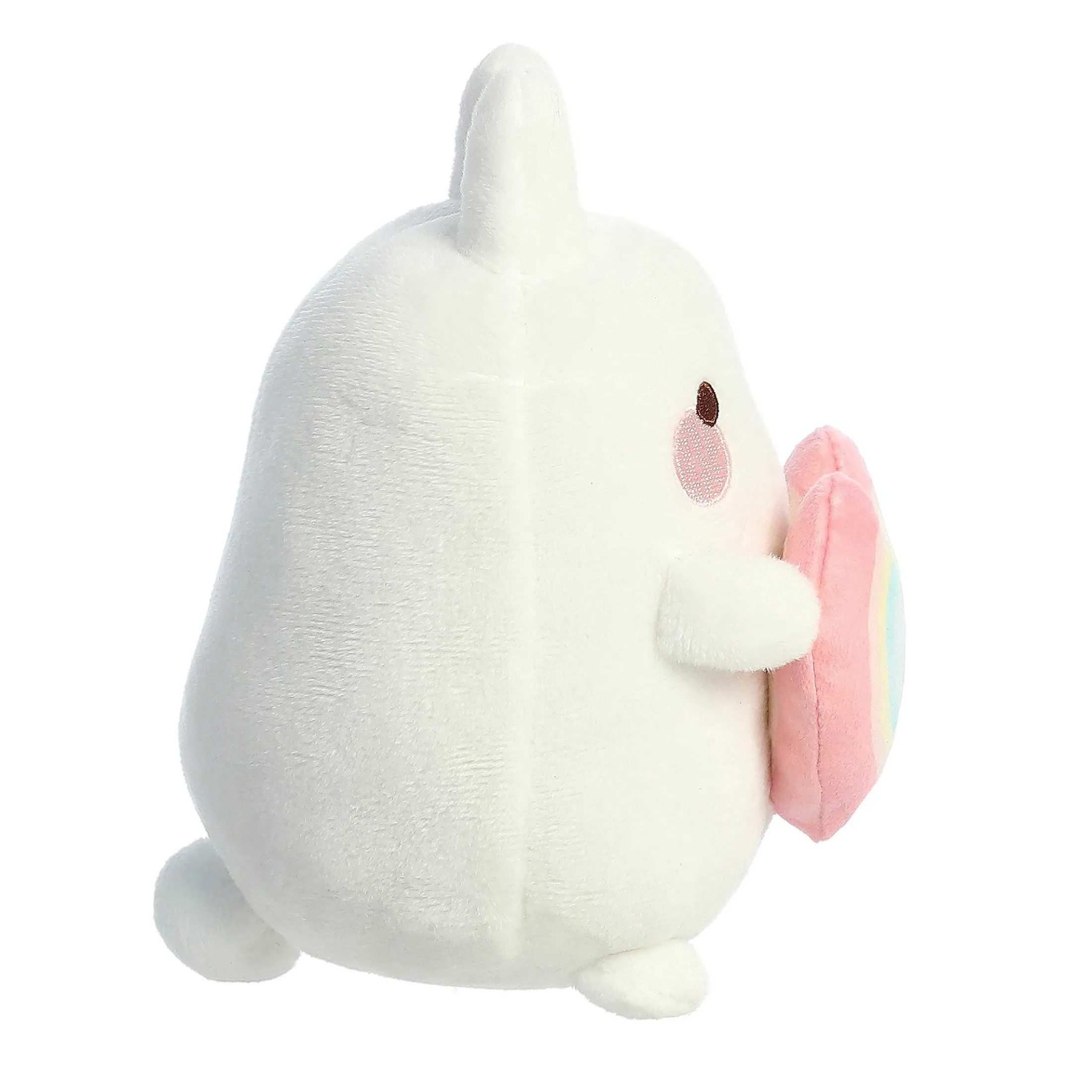 Aurora® - Molang - 6" Rainbow Heart Molang