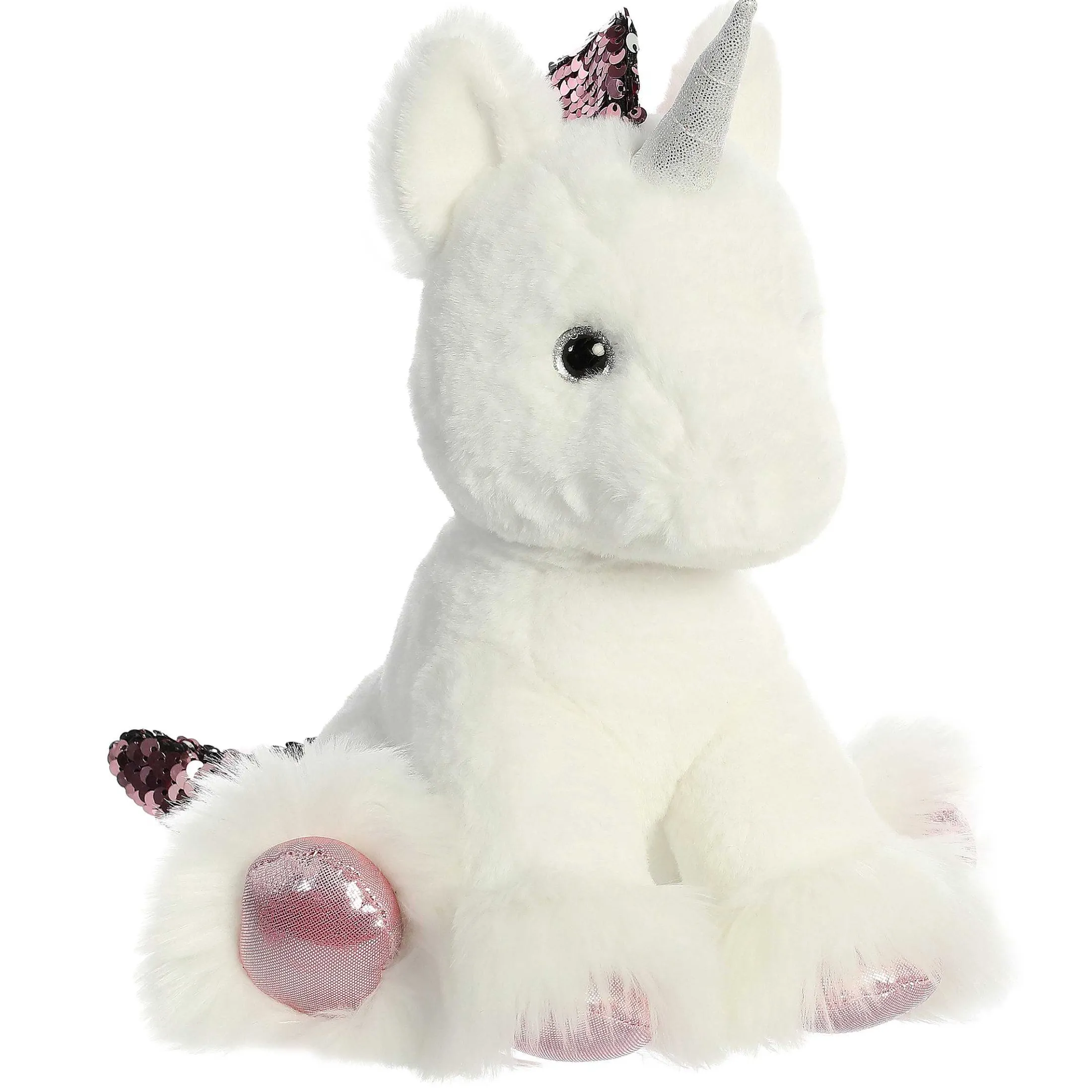 Aurora® - Shimmers - 9" Clouds Unicorn - White
