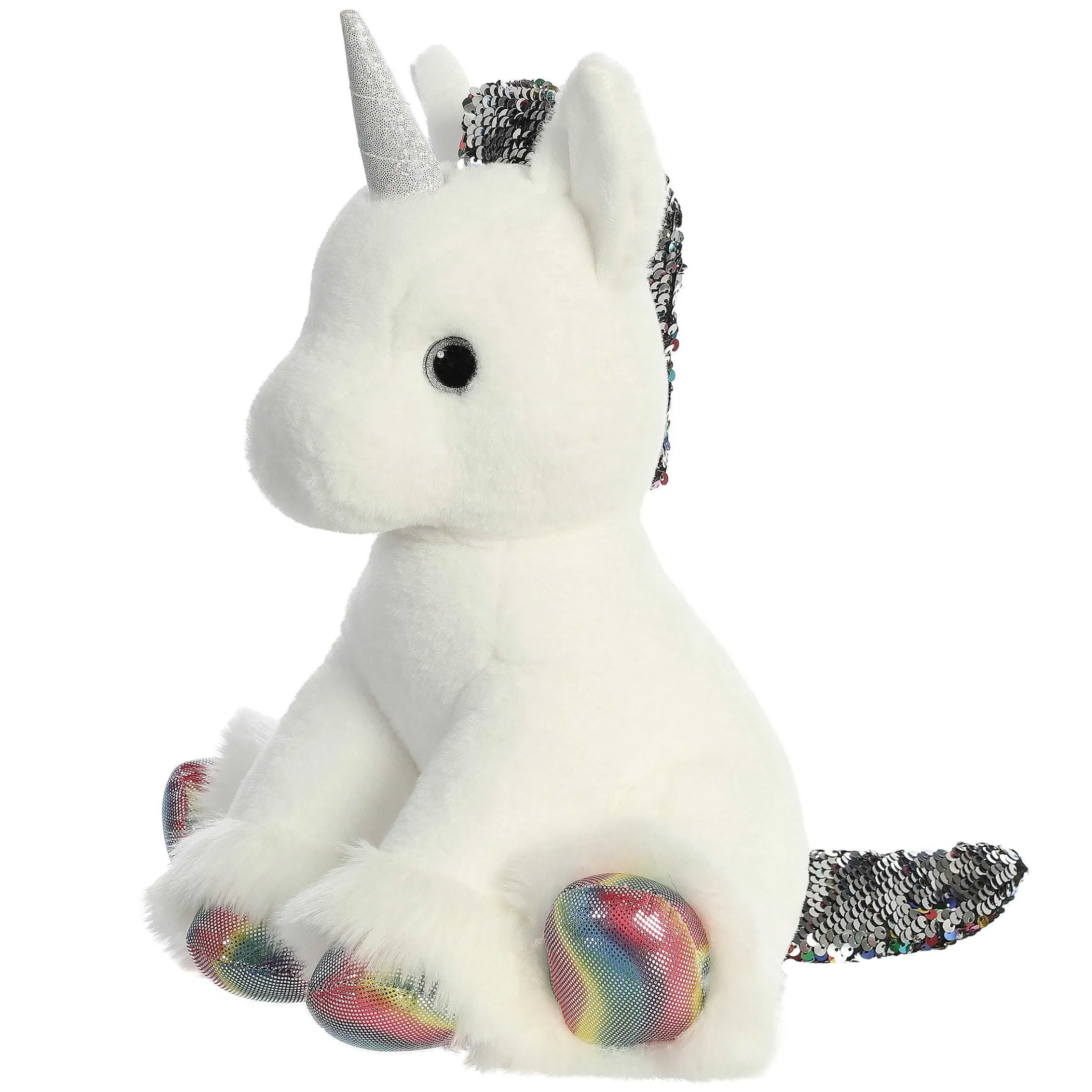 Aurora® - Shimmers - 13" Clouds Unicorn - White