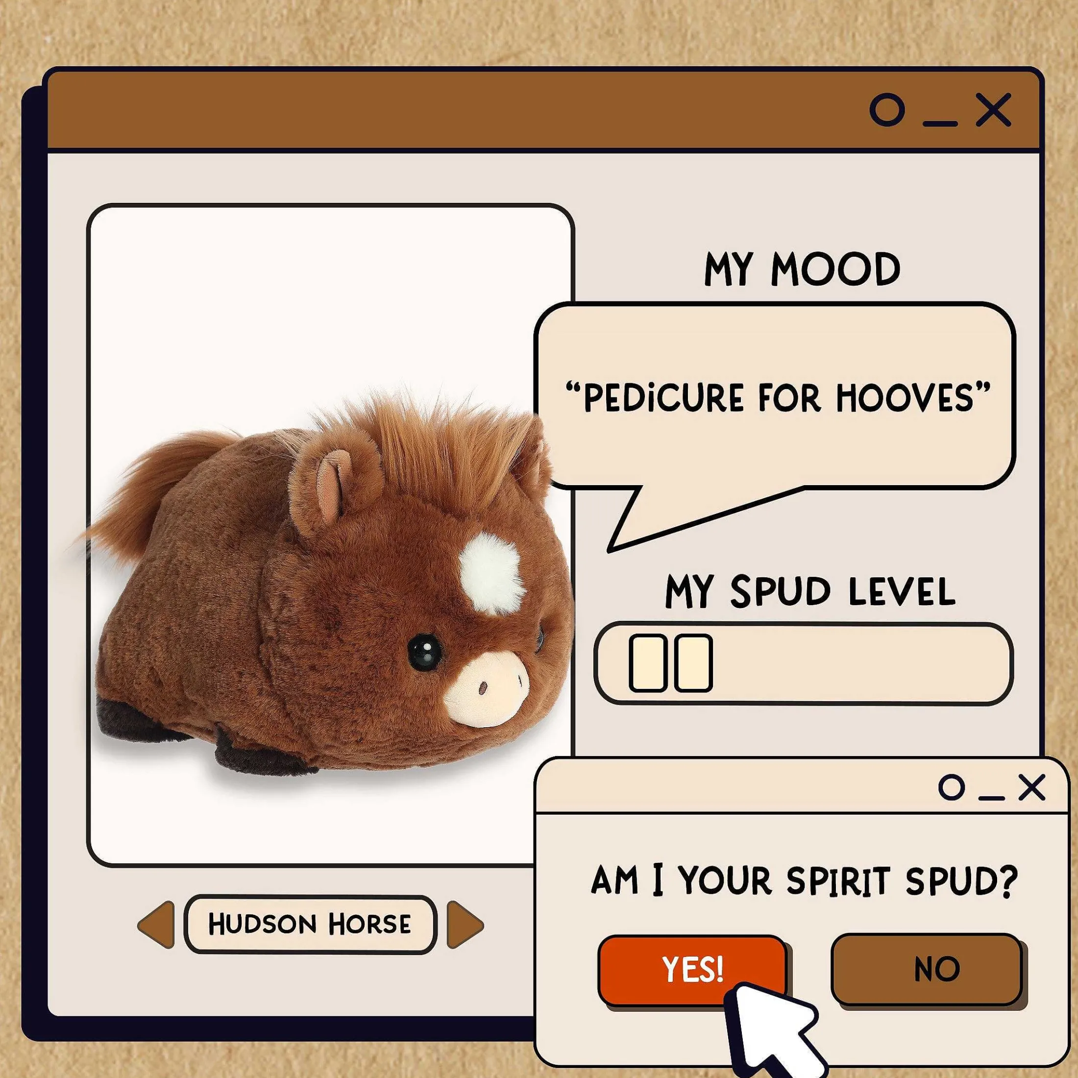 Aurora® - Spudsters - 10" Hudson Horse