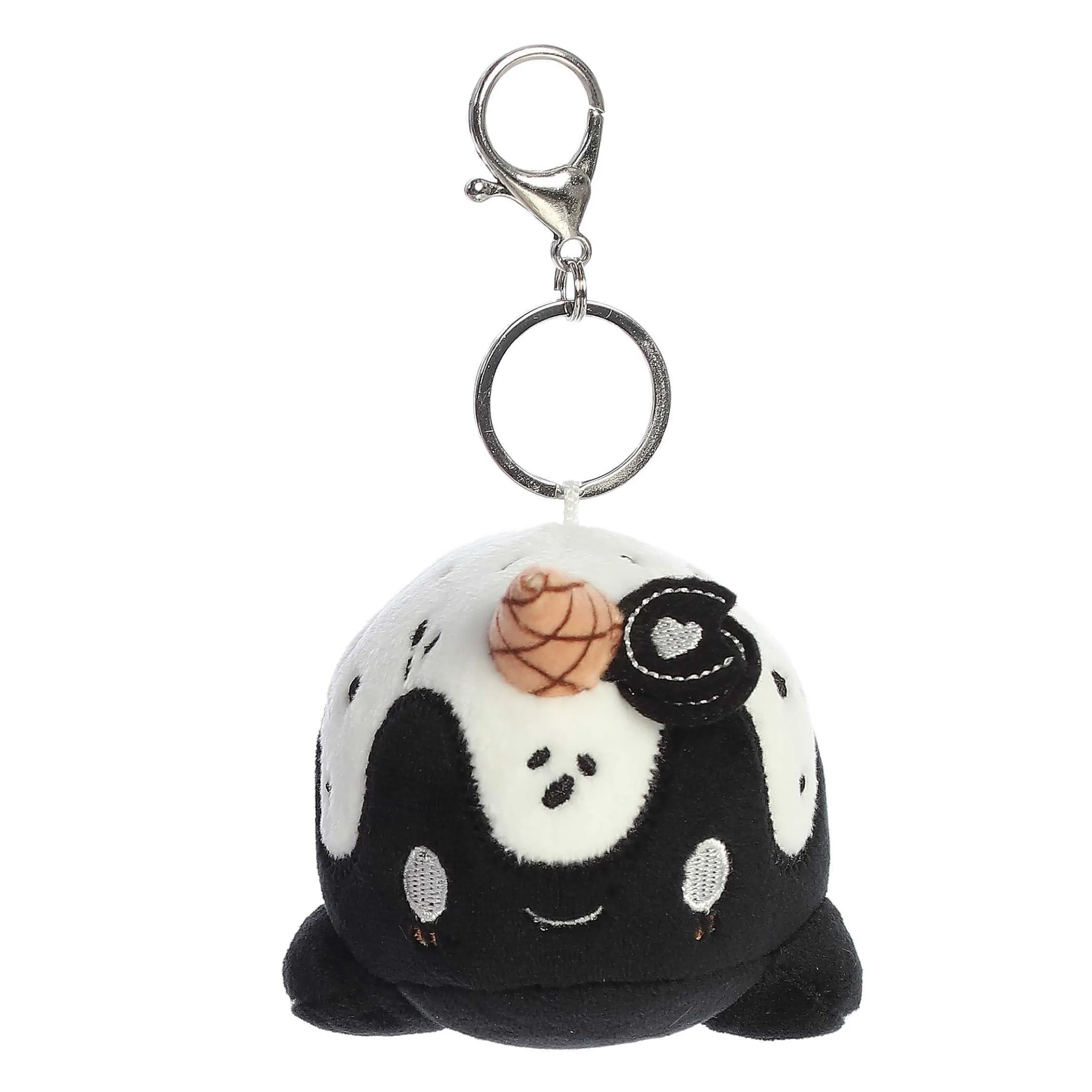 Aurora® - Tasty Peach® - 4" Cookies & Cream Nomwhal Keychain