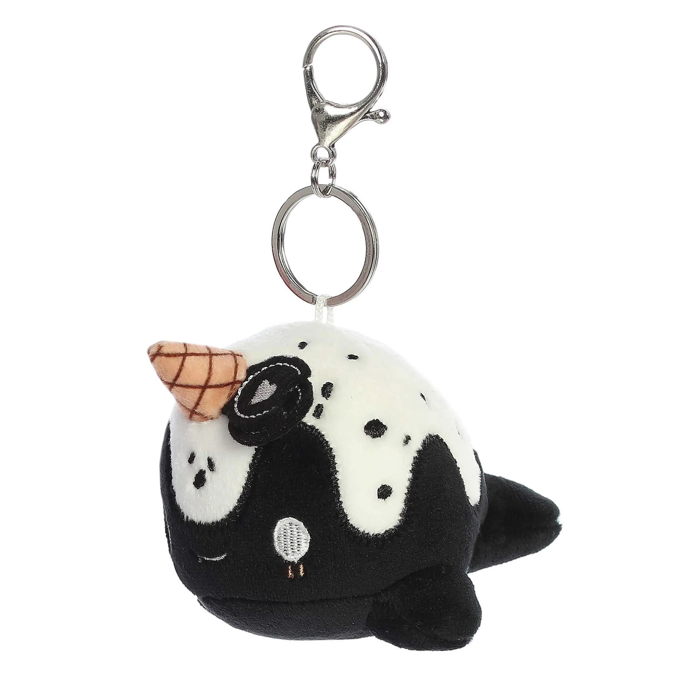 Aurora® - Tasty Peach® - 4" Cookies & Cream Nomwhal Keychain