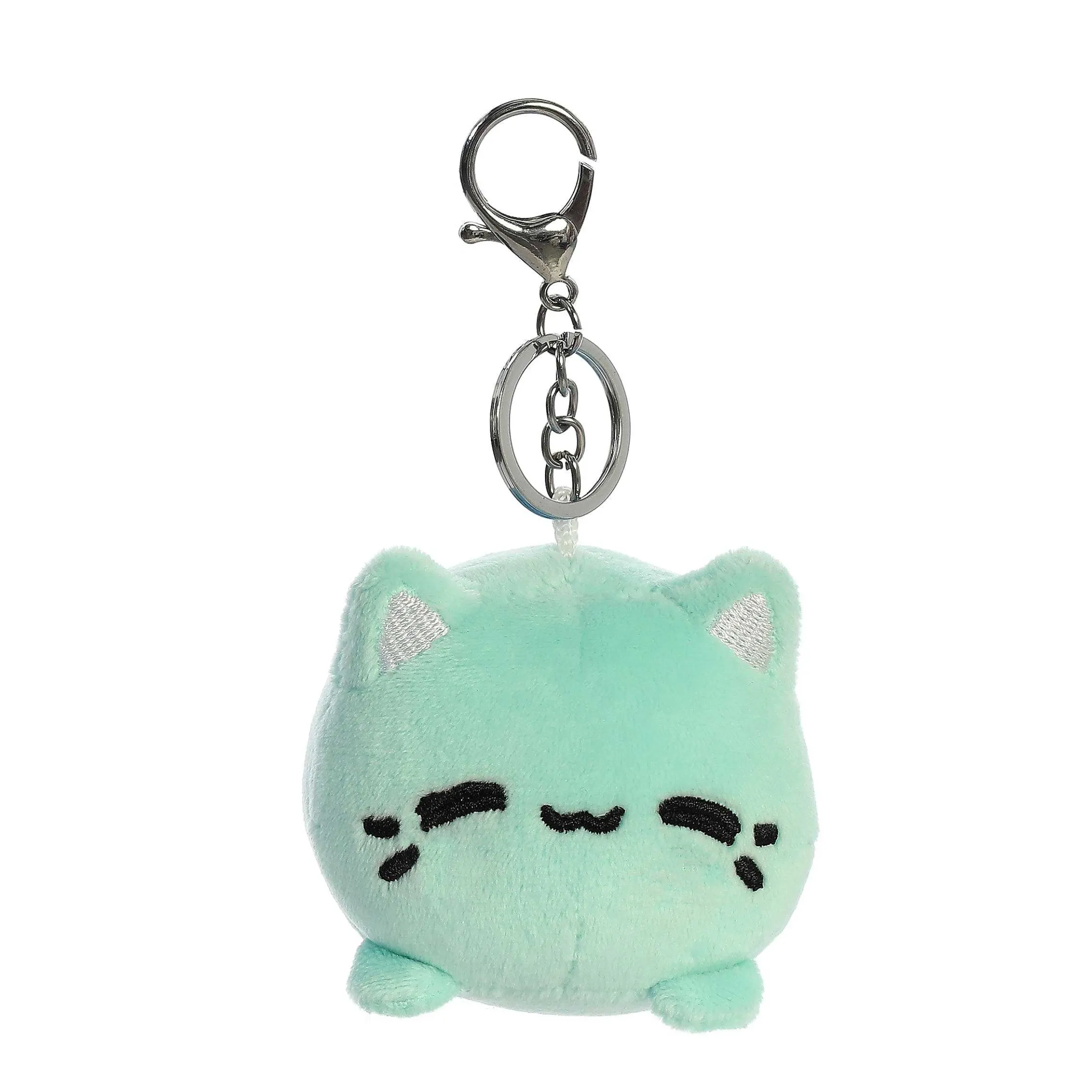 Aurora® - Tasty Peach® - 3.5" Mint Meowchi Keychain