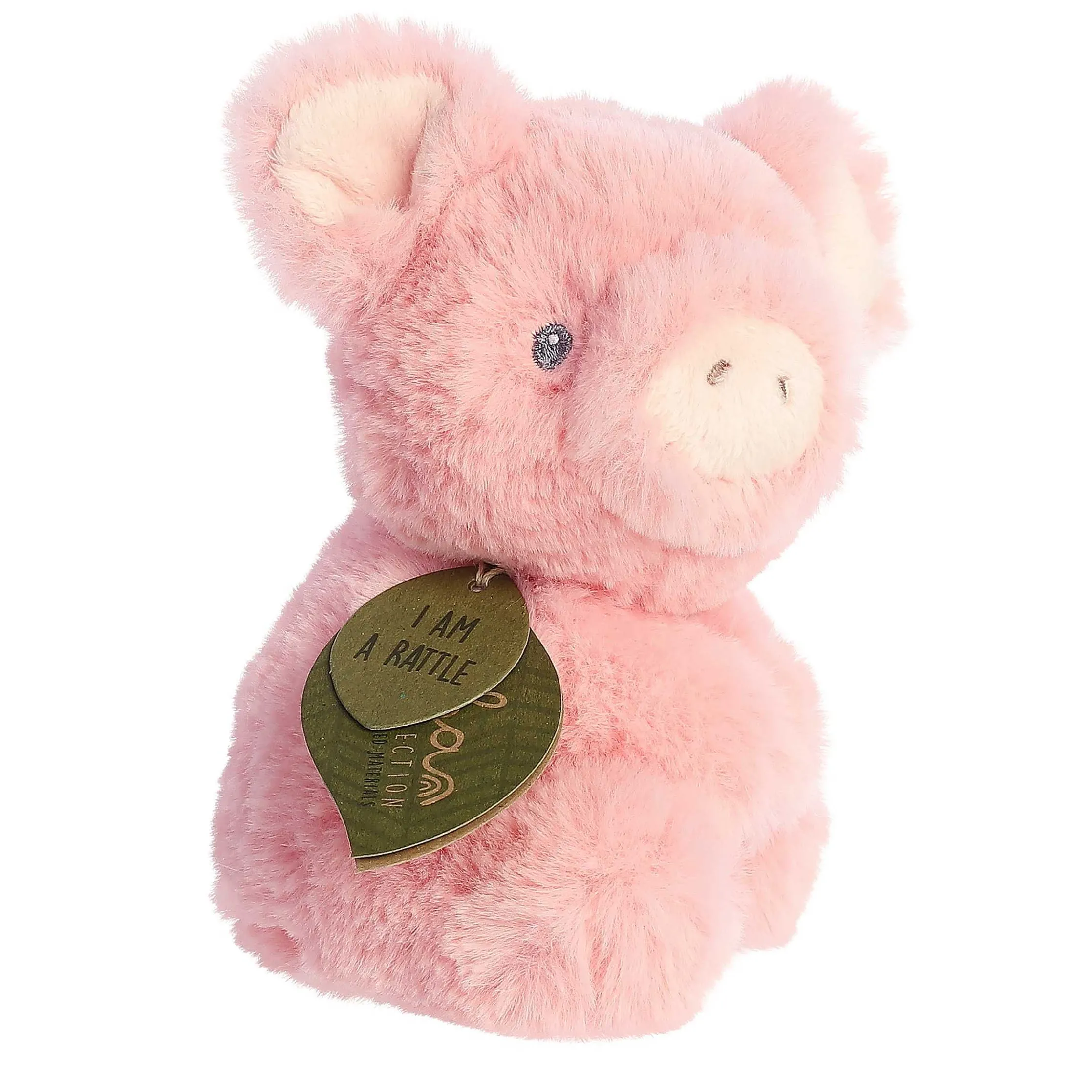 Ebba - Eco Ebba - 6" Piglet Rattle